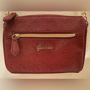 Wine red small Guess purse
